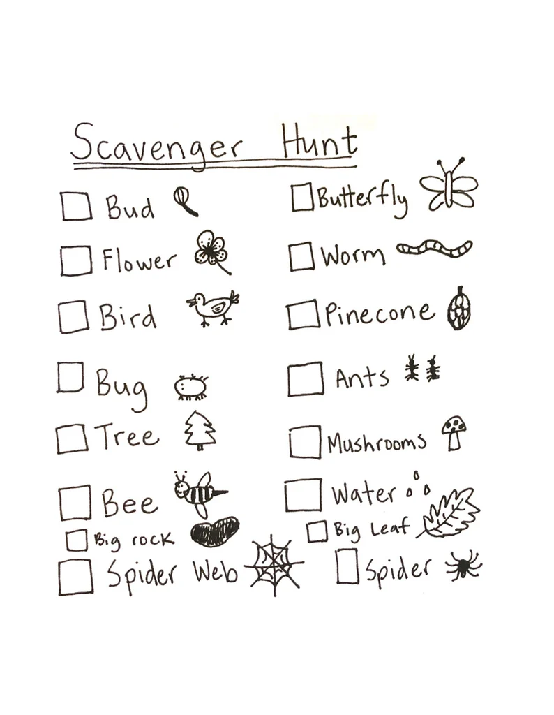 nature scavenger hunt