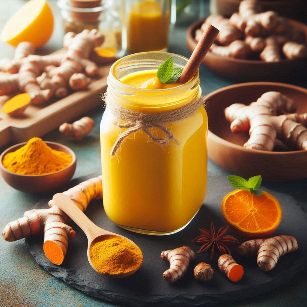 Turmeric/हल्दी in Morning Smoothies