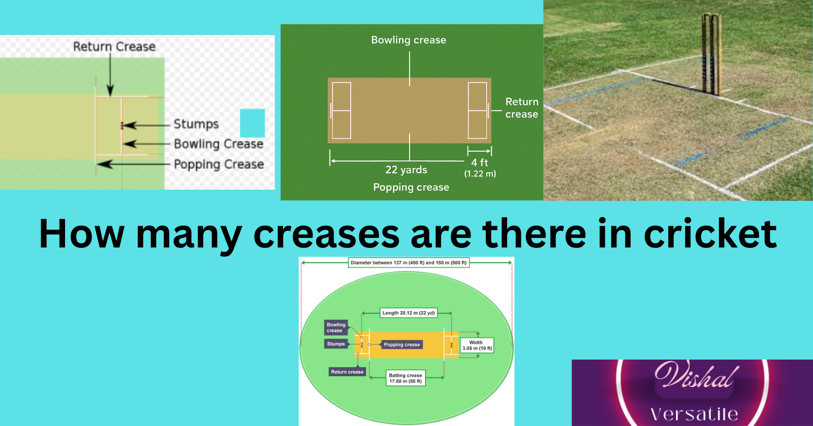 Number of creases in cricket